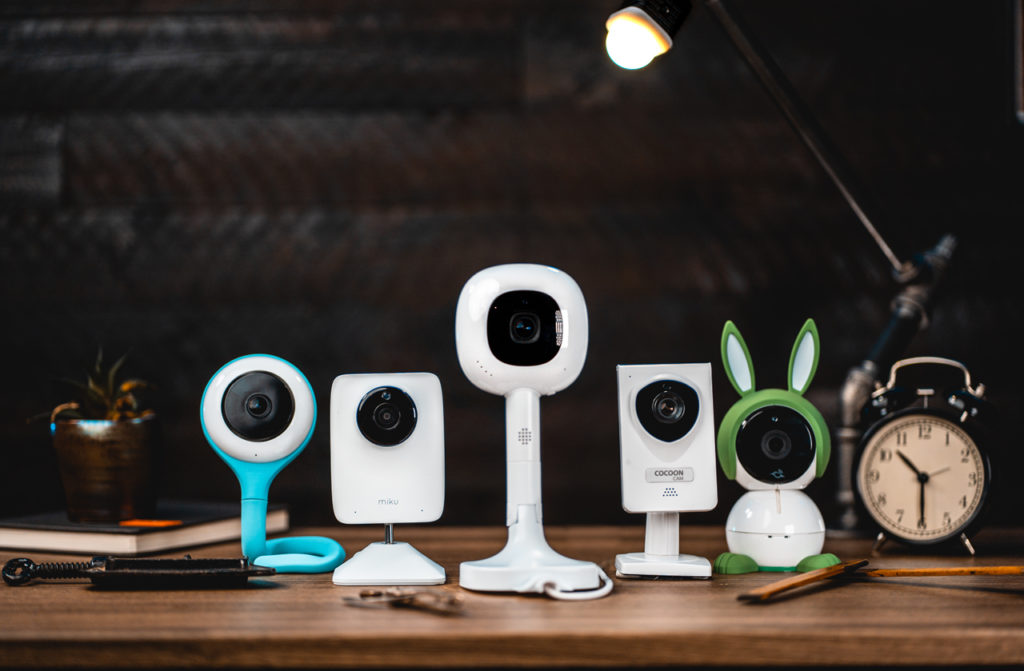 baby monitors on a table